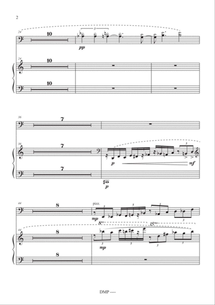Silent Durations IXa (a Zen experience) Piano scores gallery preview page 2