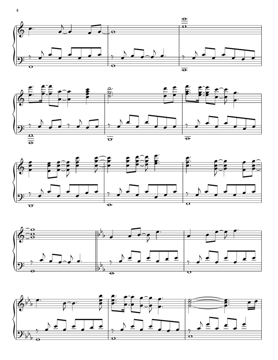 A Day To Remember A Day To Remember Piano Solo scores gallery preview page 4