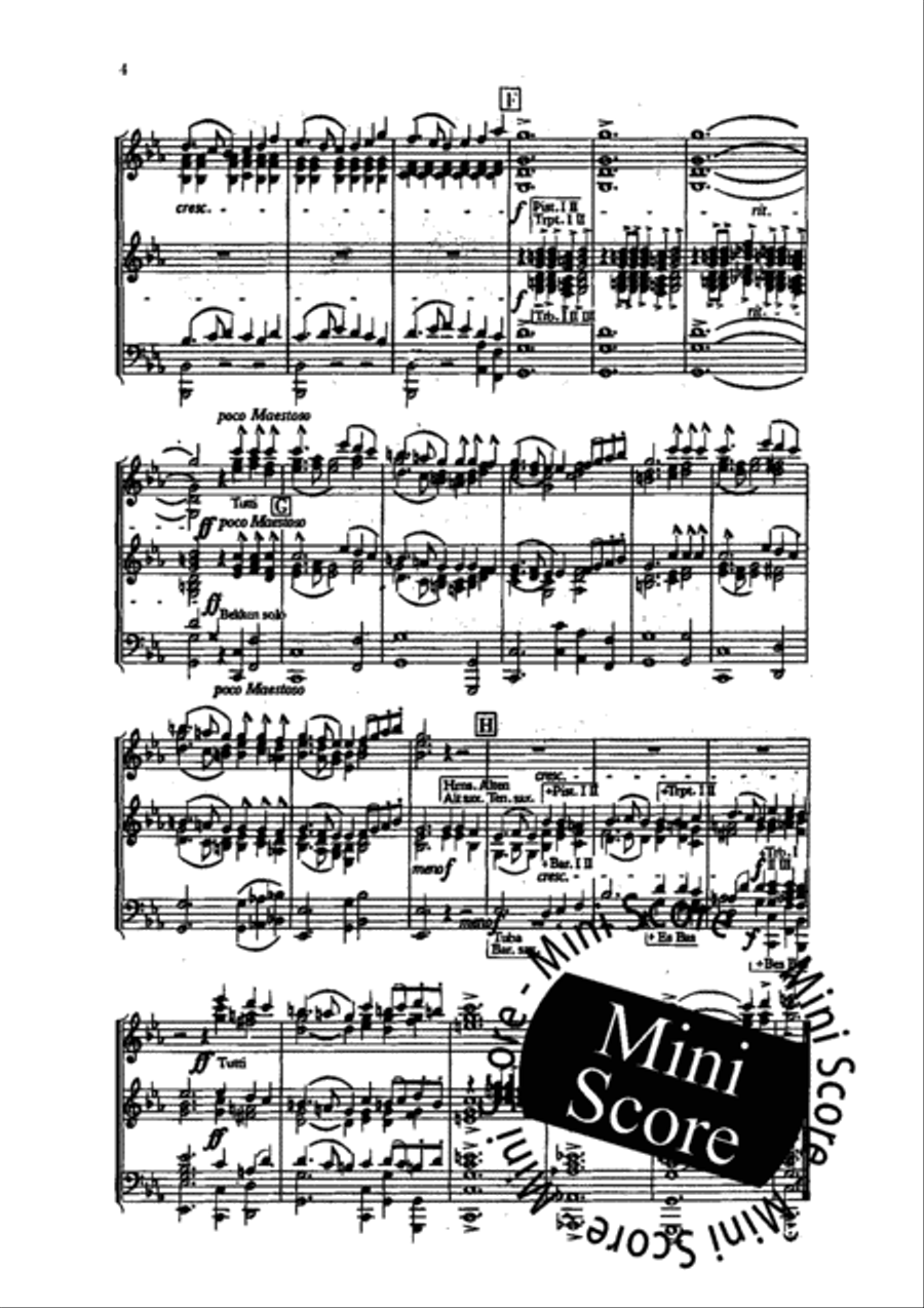 Valerius Suite Concert Band scores gallery preview page 6