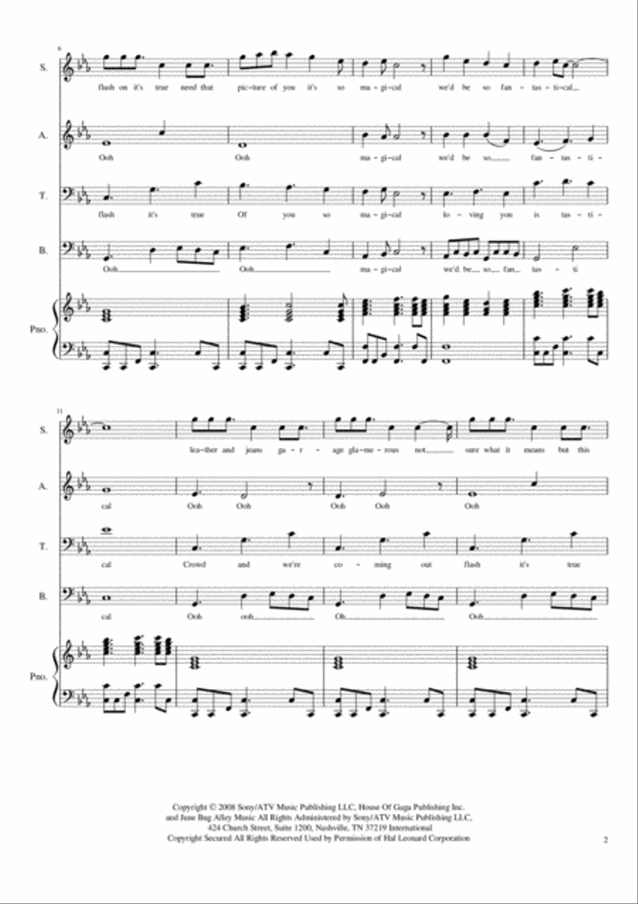 Paparazzi 4-Part scores gallery preview page 2