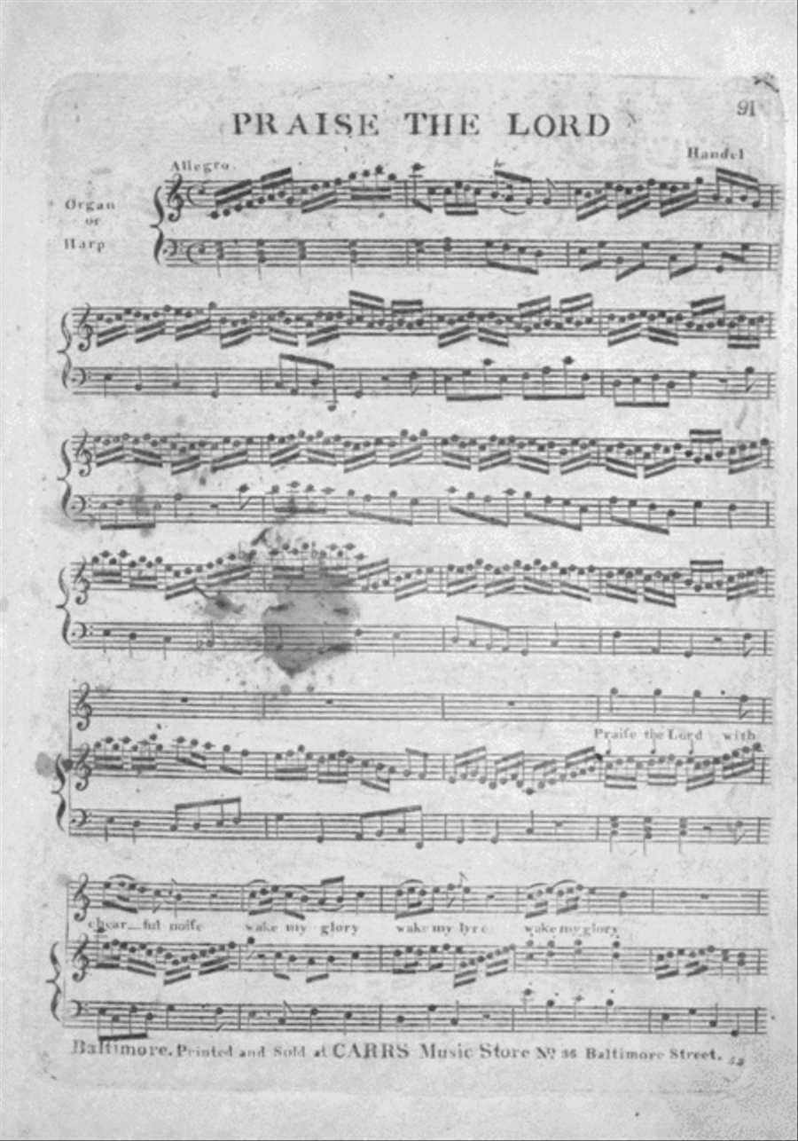 Praise The Lord Voice scores gallery preview page 1