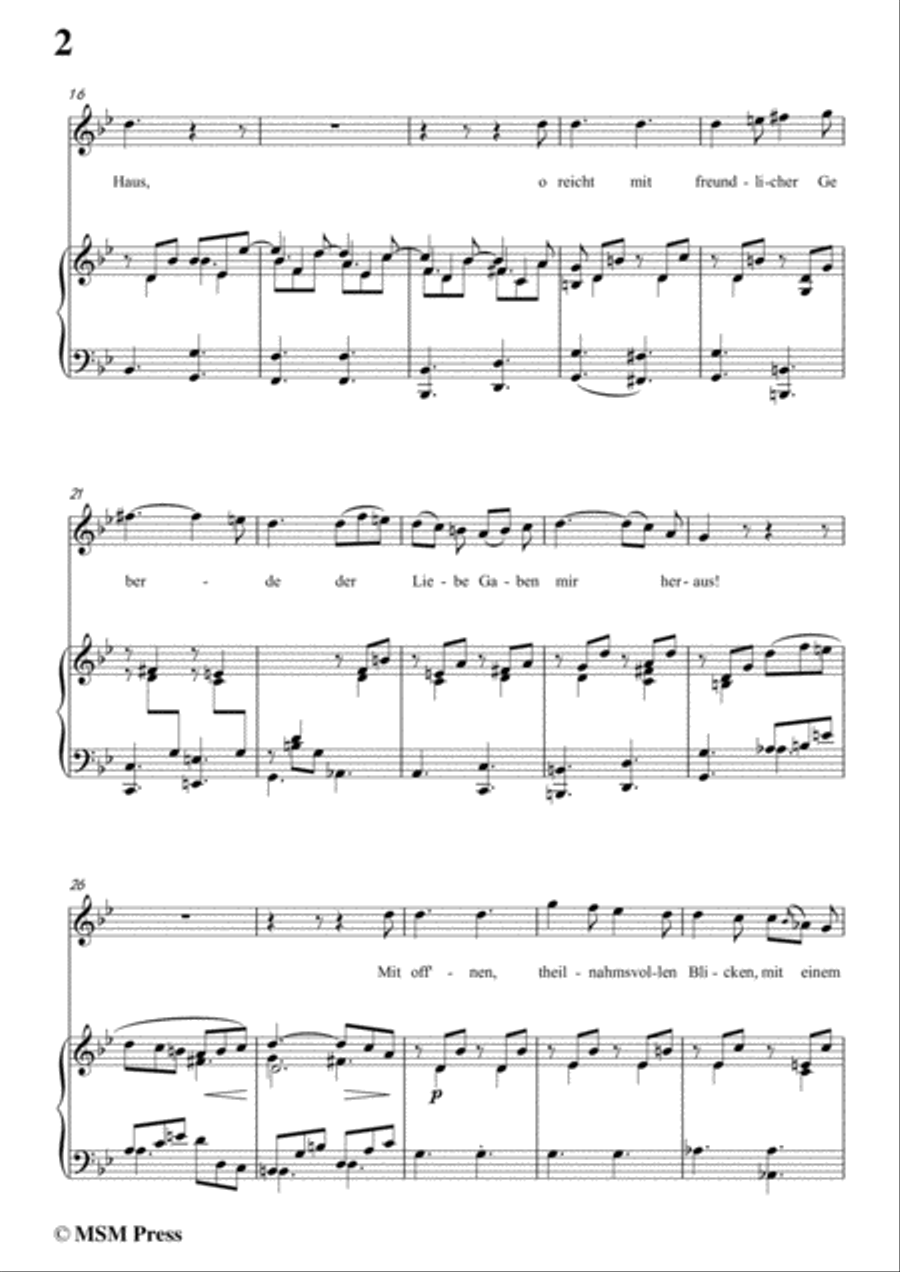 Schubert-Pilgerweise,in g minor,for Voice&Piano Voice scores gallery preview page 4