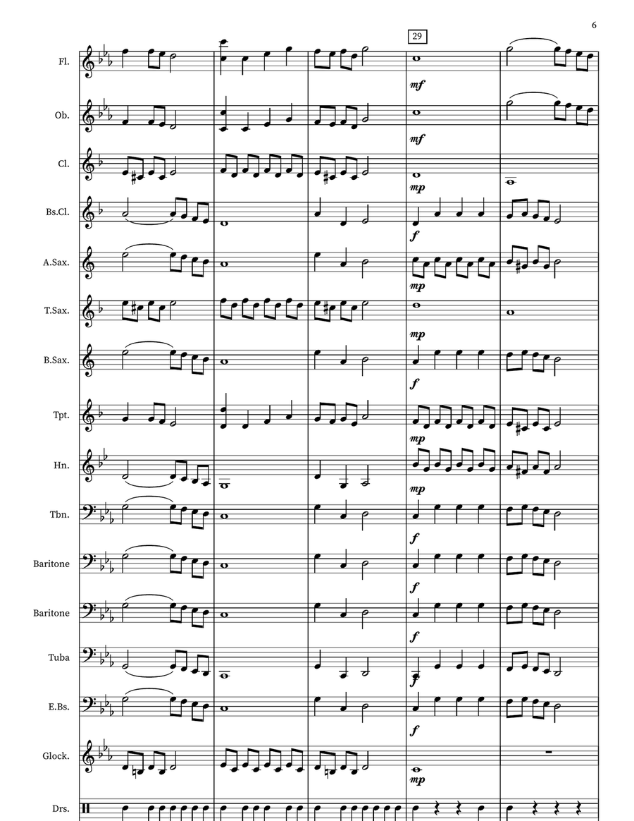 Quest Quest Concert Band scores gallery preview page 6