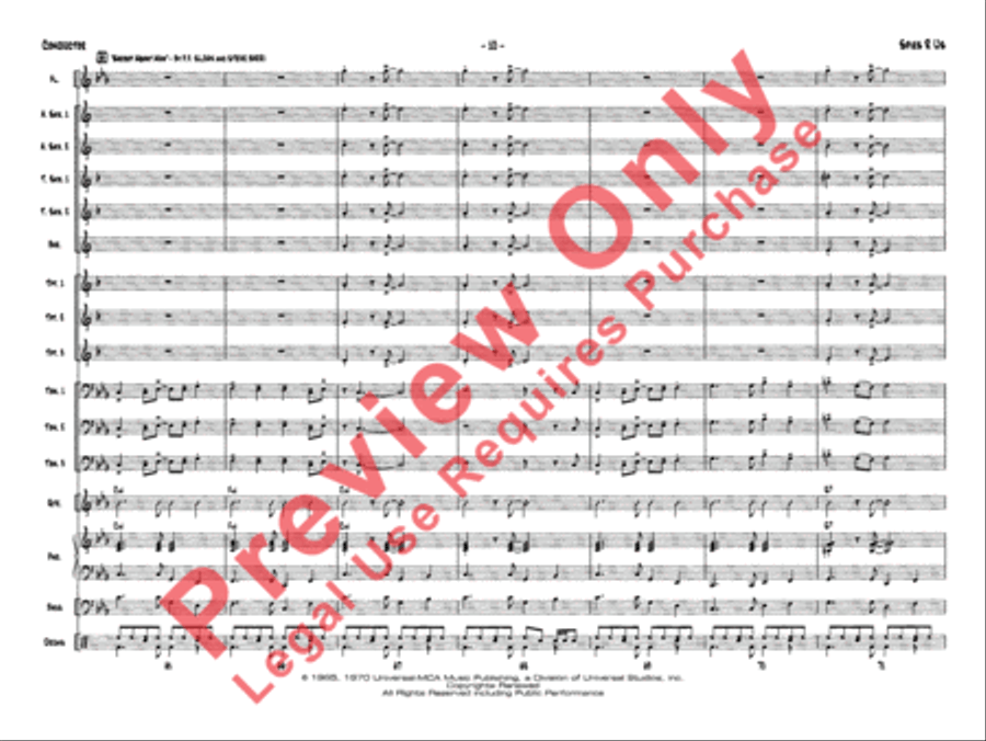 Spies R Us Jazz Ensemble scores gallery preview page 14