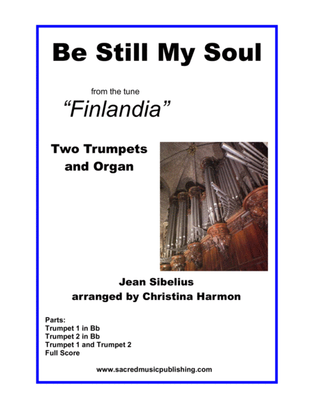 Be Still My Soul Finlandia - Two Trumpets & Organ image number null