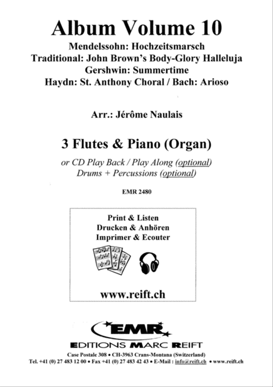 Album Volume 10 Flute scores gallery preview page 2
