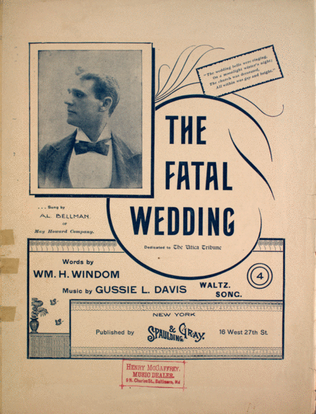 The Fatal Wedding. Waltz Song