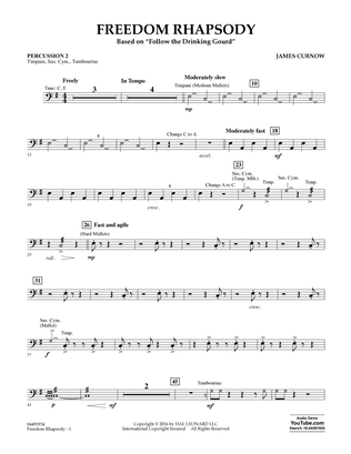 Freedom Rhapsody (based on "Follow the Drinking Gourd") - Percussion 2