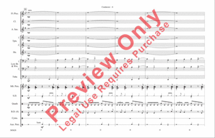 When We Stand Together When We Stand Together Marching Band scores gallery preview page 7