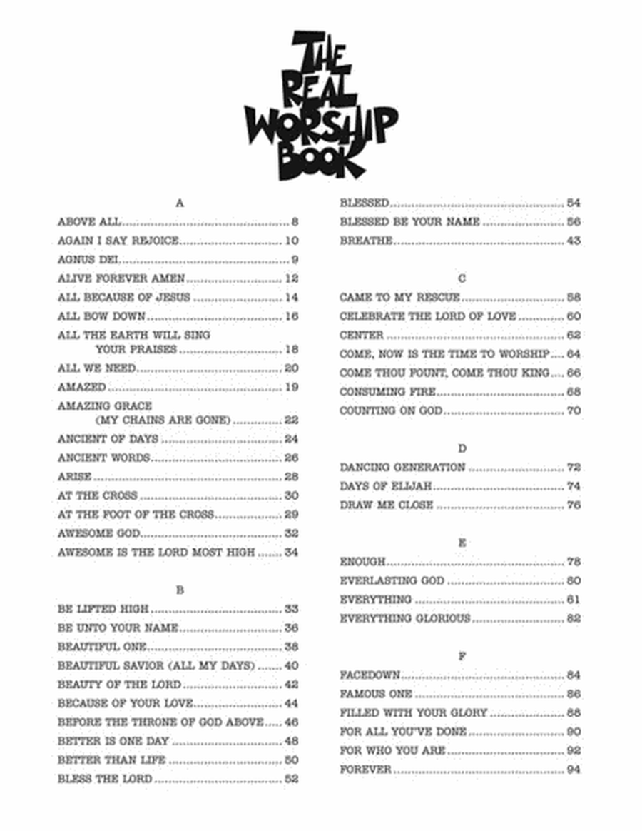 The Real Worship Book