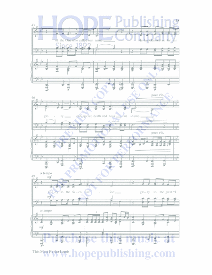 My Savior's Love My Savior's Love Listening CD scores gallery preview page 47