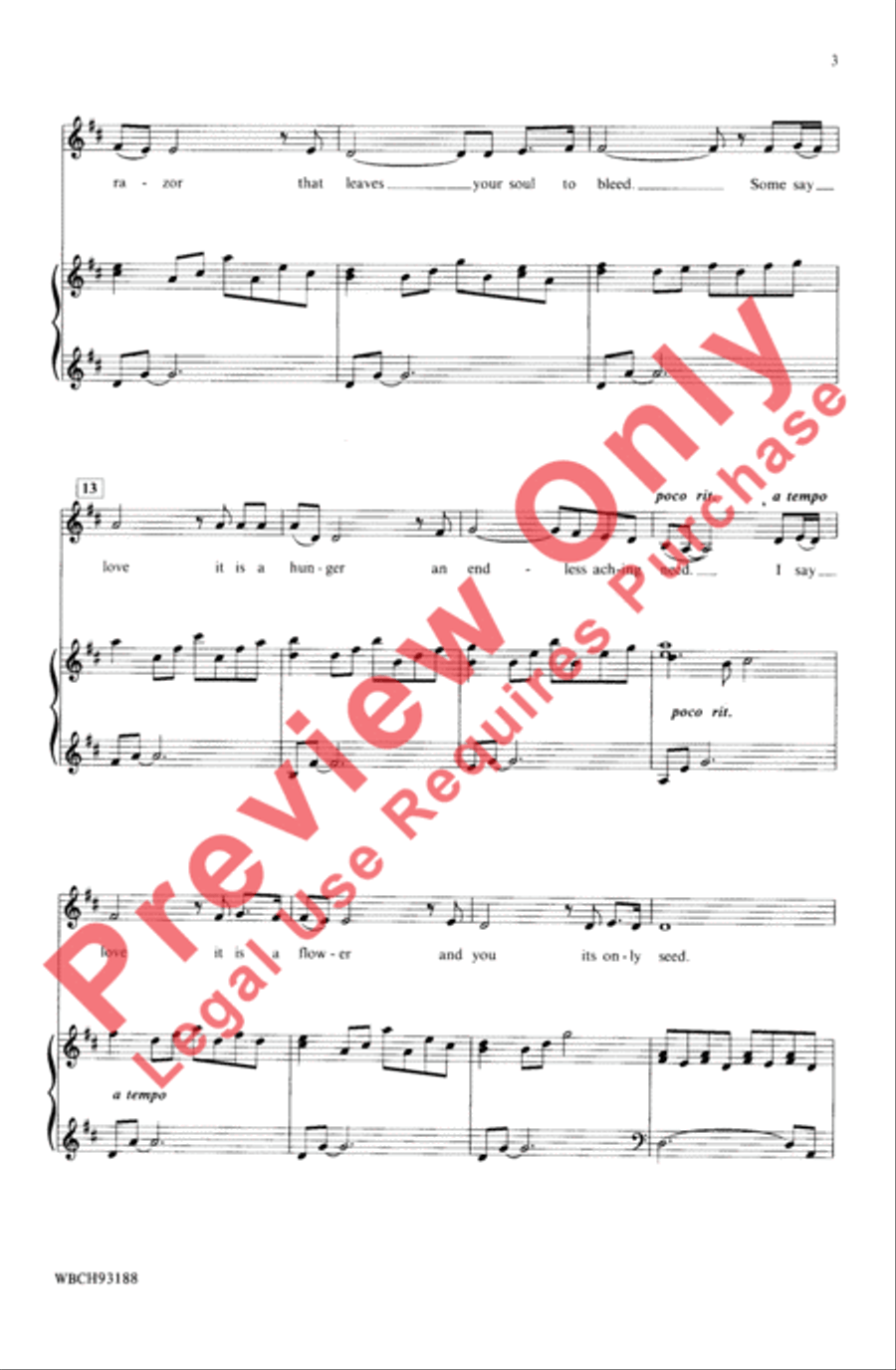 The Rose 2-Part scores gallery preview page 3