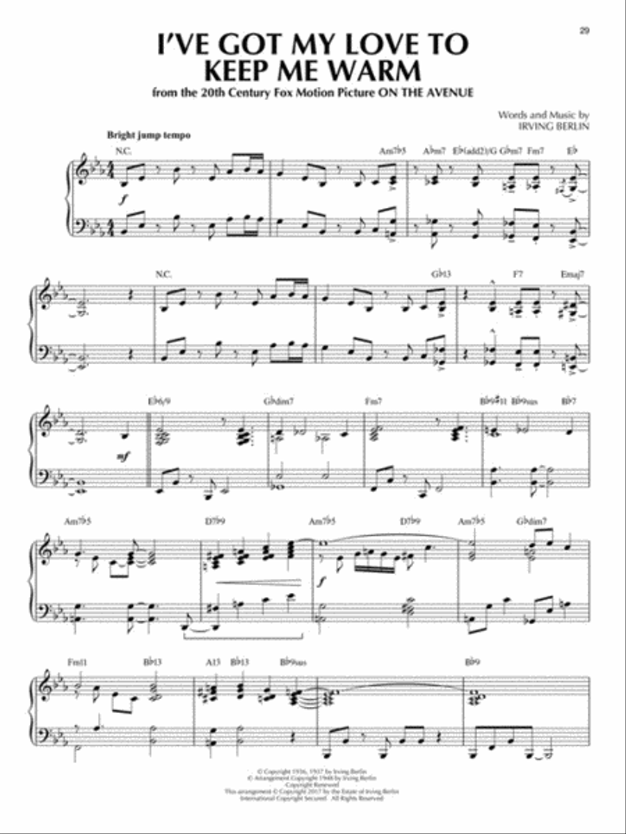 Blue Skies & Other Irving Berlin Songs Piano Solo scores gallery preview page 4