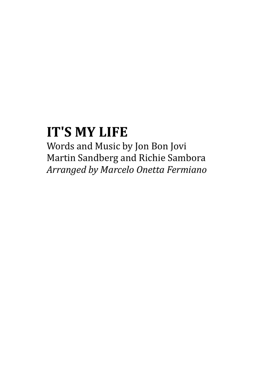 It's My Life String Quartet scores gallery preview page 3