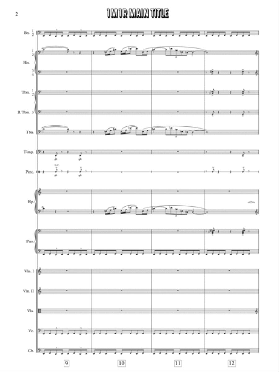 Airplane Score - Score Only Full Orchestra scores gallery preview page 4