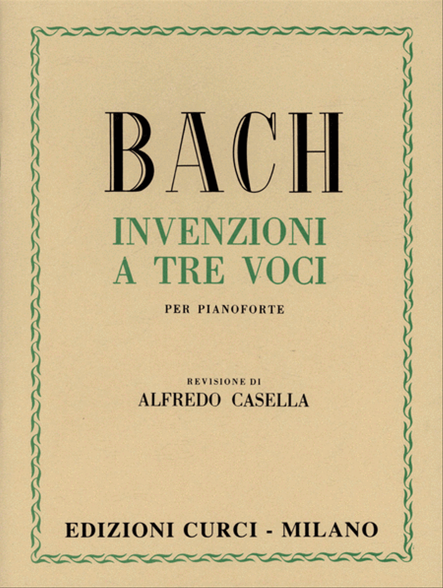 Invenzioni a tre voci Piano Solo scores gallery preview page 1