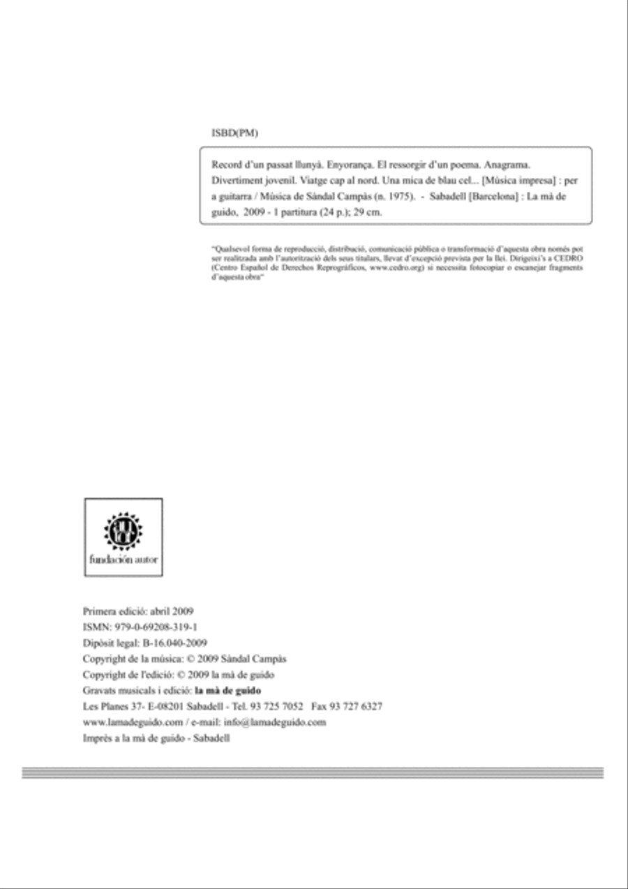 7 records Classical Guitar scores gallery preview page 2
