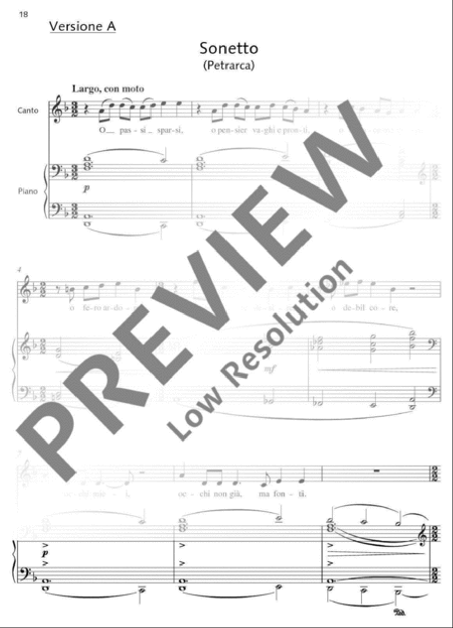 Liriche Liriche Tenor Voice scores gallery preview page 19