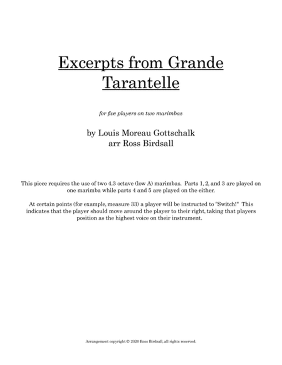 Excerpts from Grande Tarantelle image number null