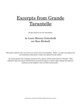 Excerpts from Grande Tarantelle