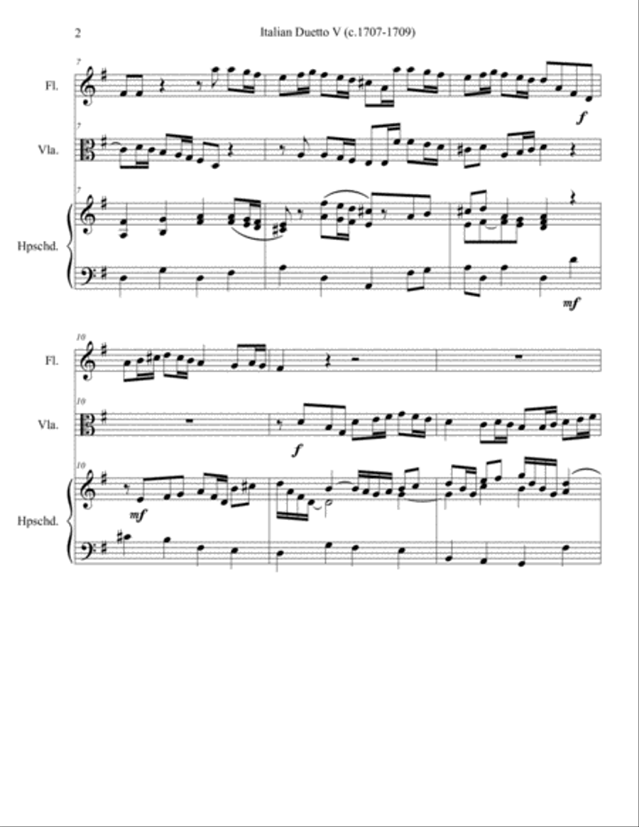 Italian Duetto 5 Italian Duetto 5 Small Ensemble scores gallery preview page 2