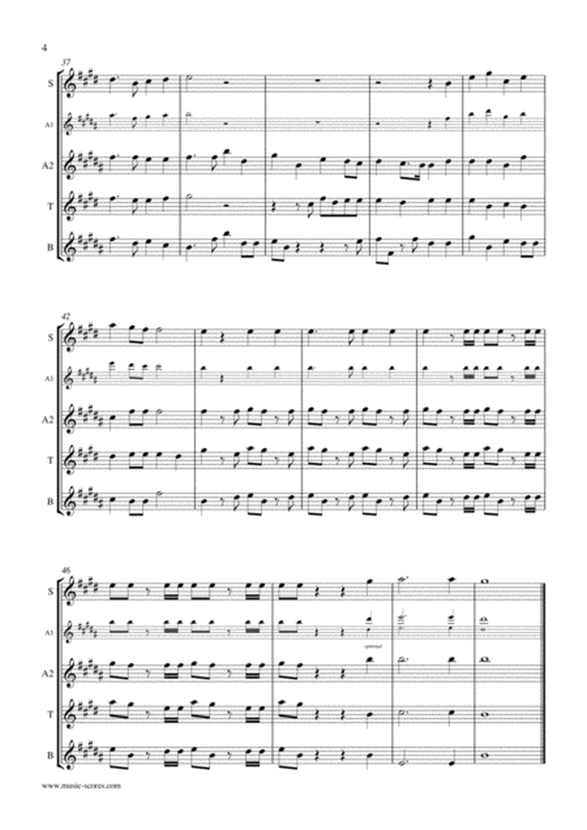 Hallelujah Chorus - Sax Quartet - D ma image number null