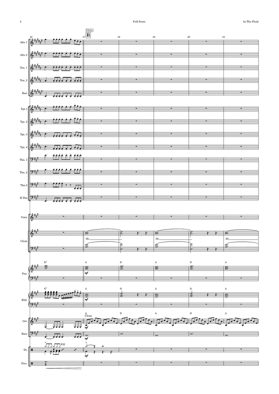 In The Flesh Jazz Ensemble scores gallery preview page 4