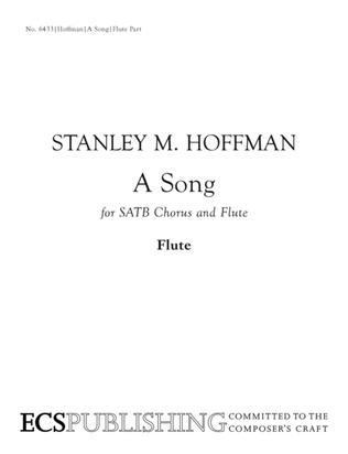Book cover for A Song (Flute part)