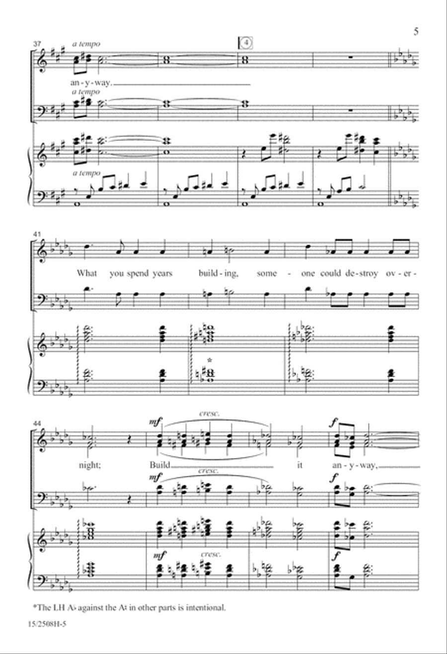 Anyway Anyway 4-Part scores gallery preview page 5