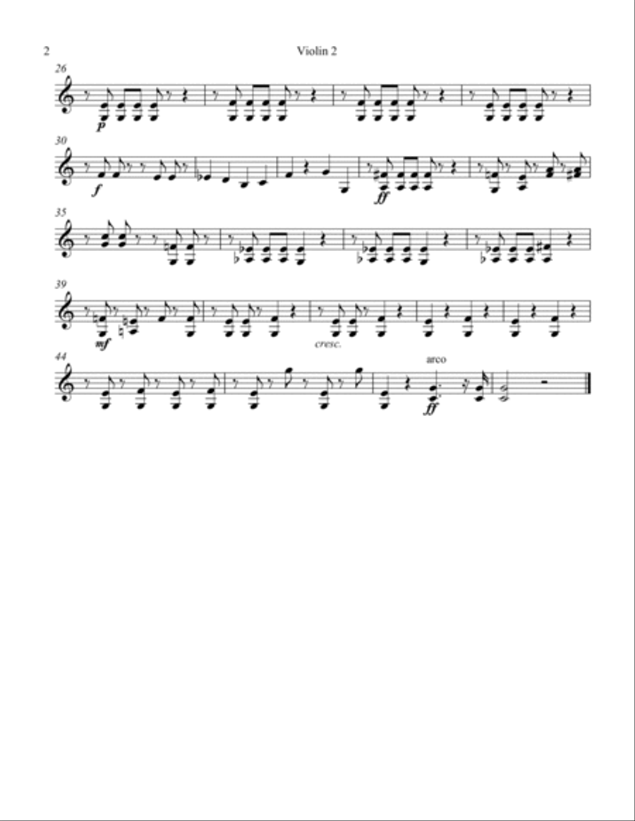 Duo de Paganini String Duet scores gallery preview page 2