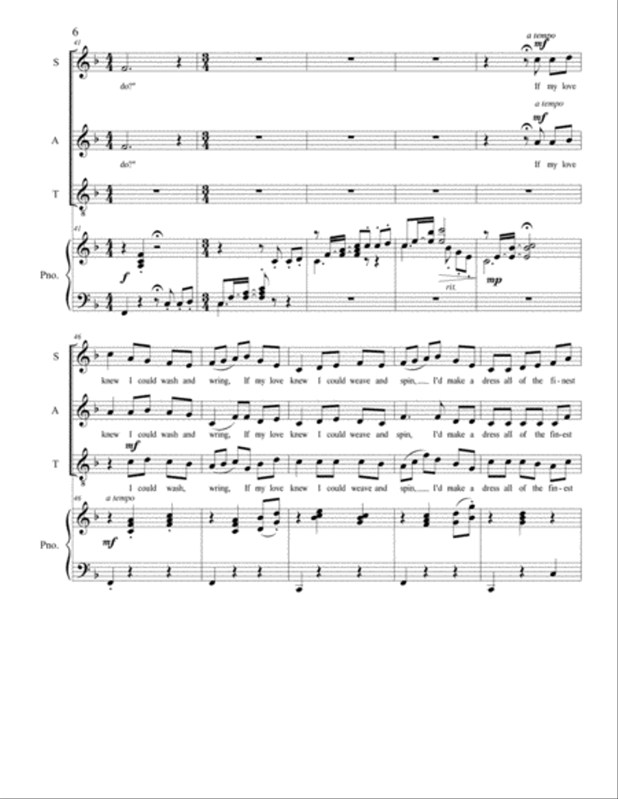 I Know My Love choral I Know My Love choral 4-Part scores gallery preview page 6