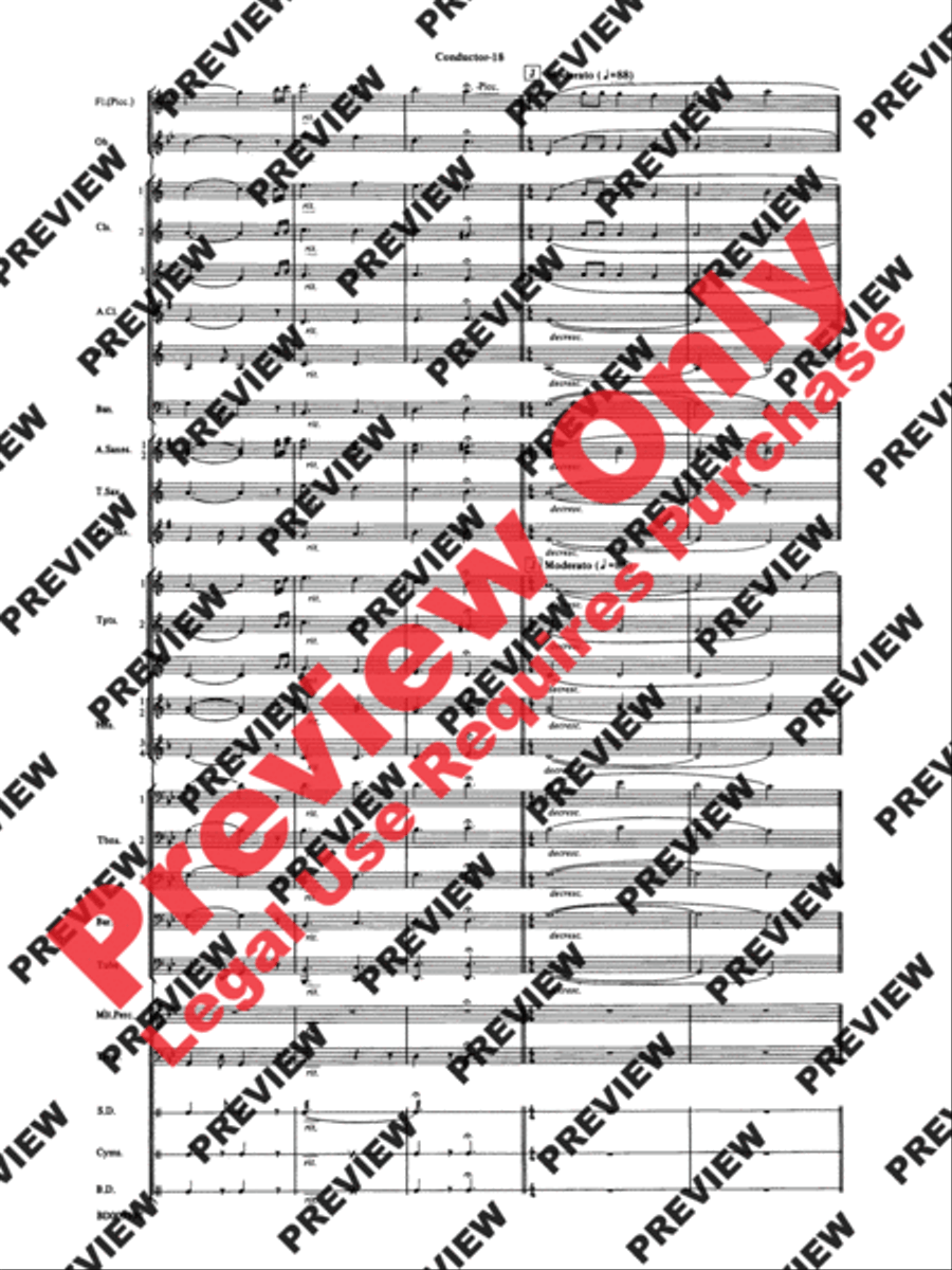 The Civil War The Civil War Concert Band scores gallery preview page 20