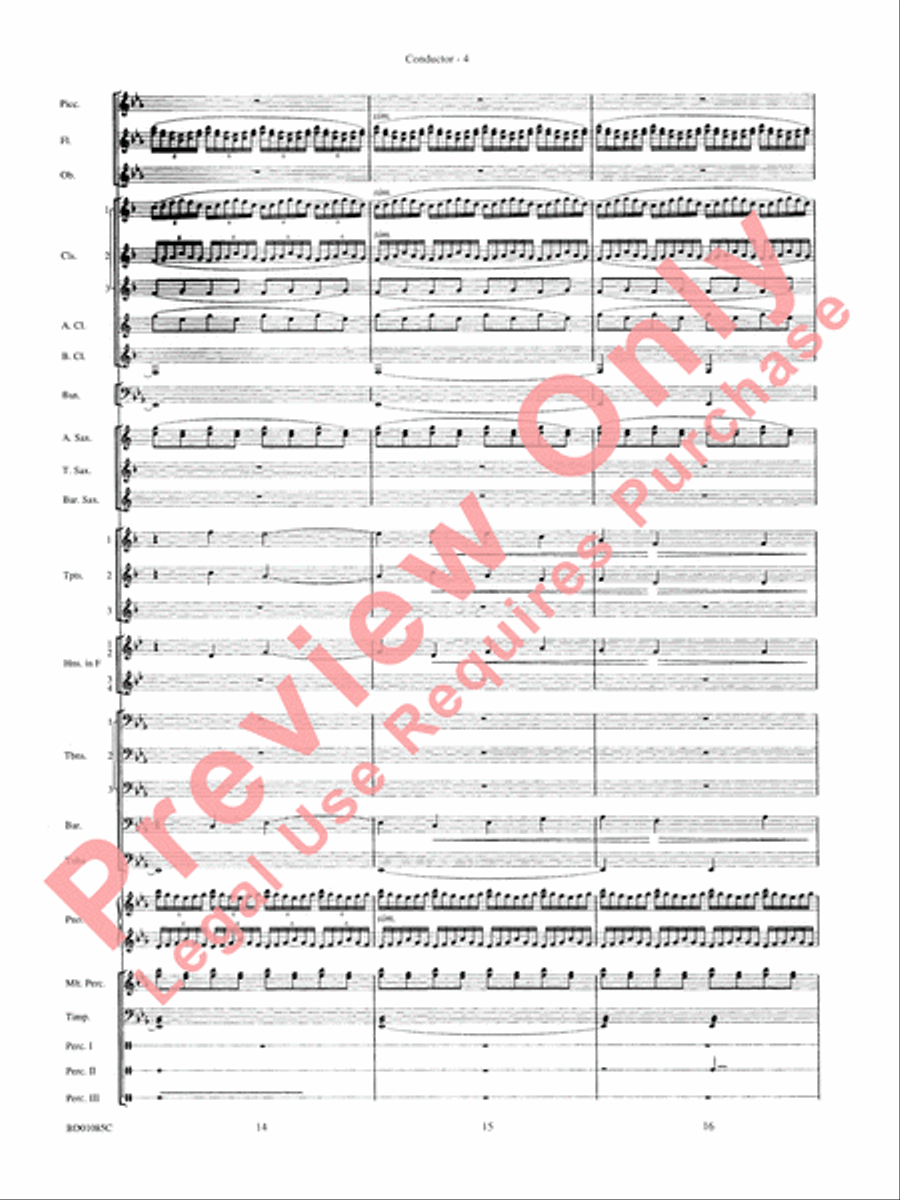 The Ascension Concert Band scores gallery preview page 7