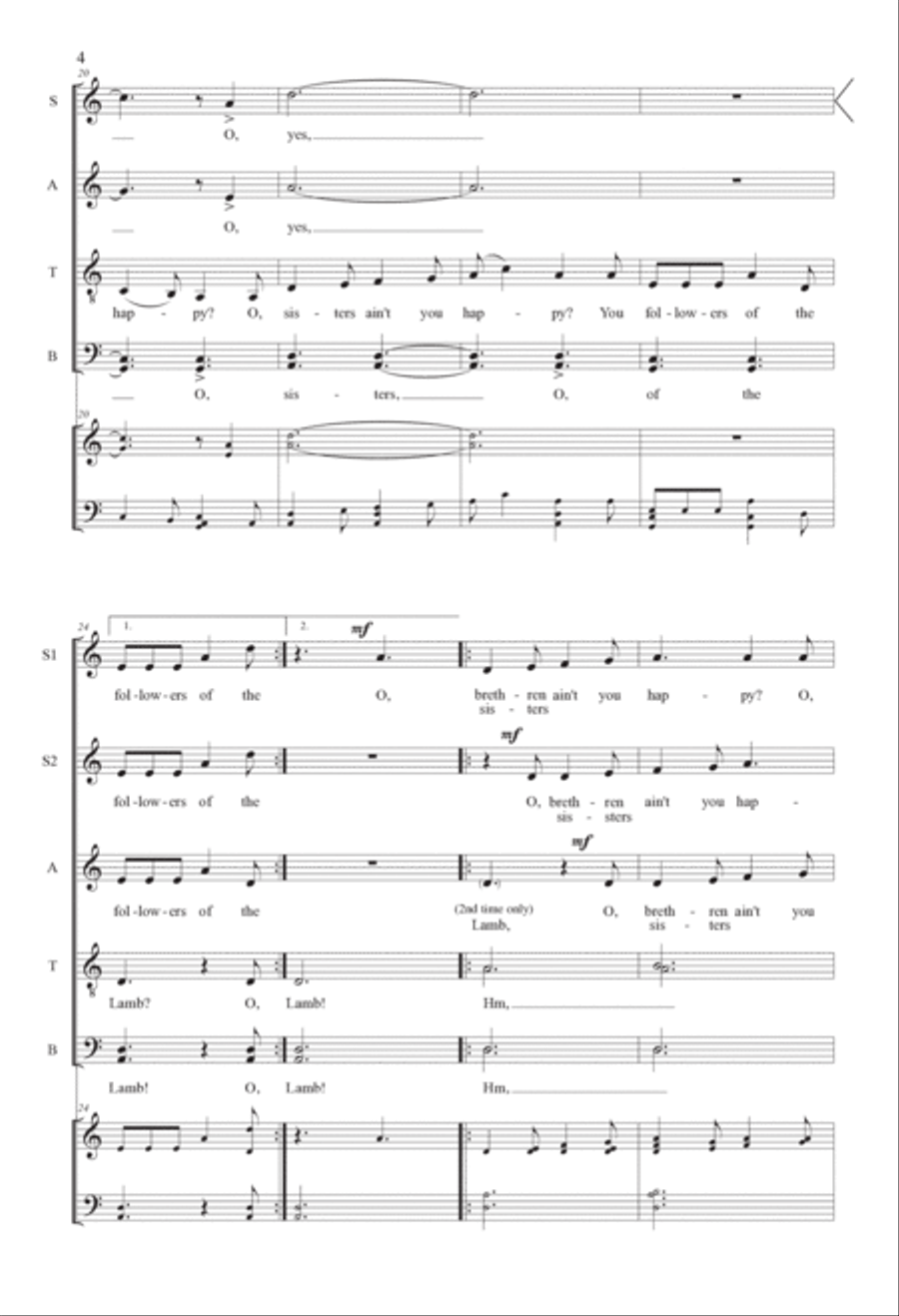 Sing On! Dance On! Sing On! Dance On! Divisi scores gallery preview page 4