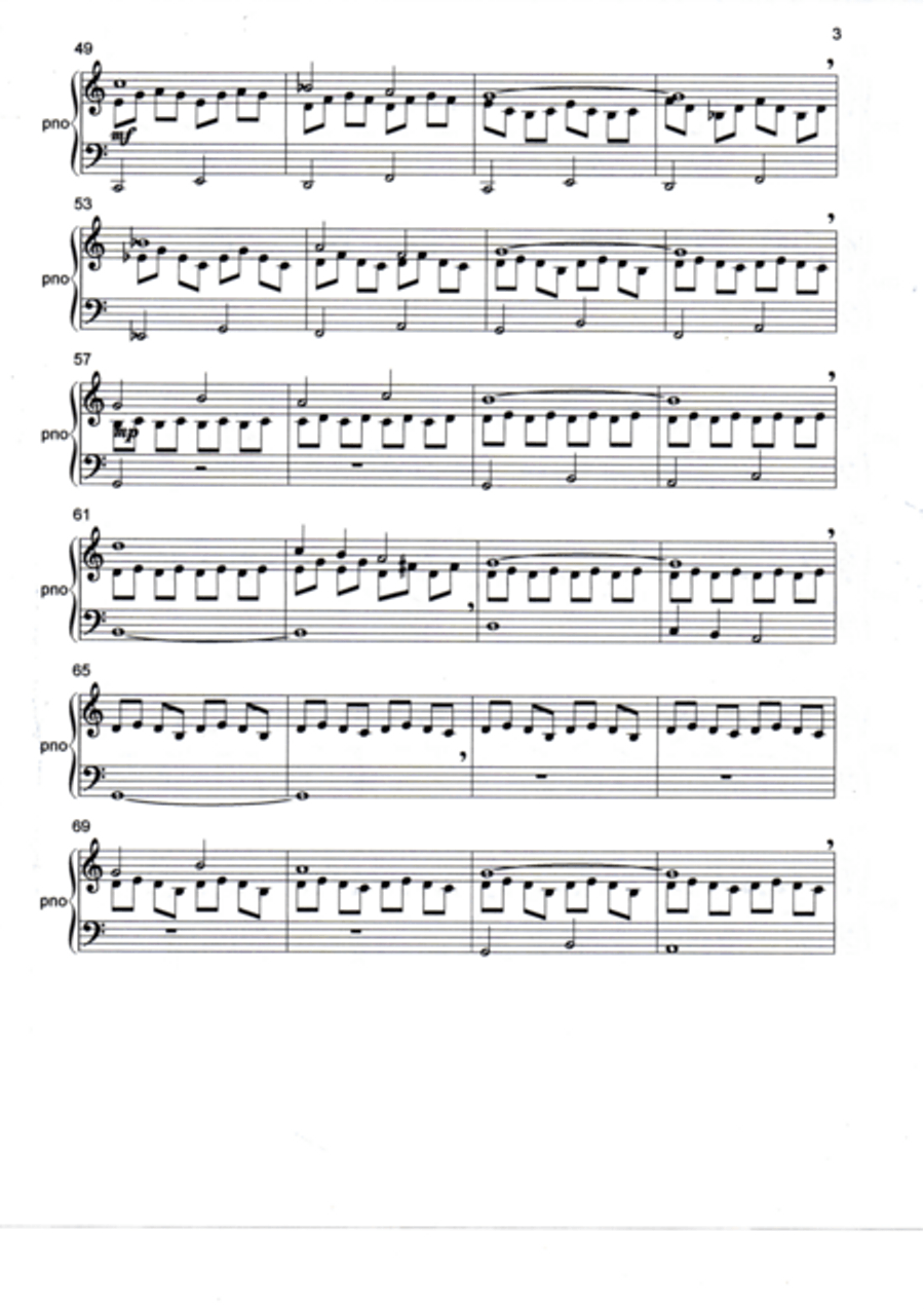 Prelude I For Piano Piano Solo scores gallery preview page 3