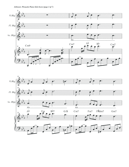 Pirouette Piano Solo Score image number null