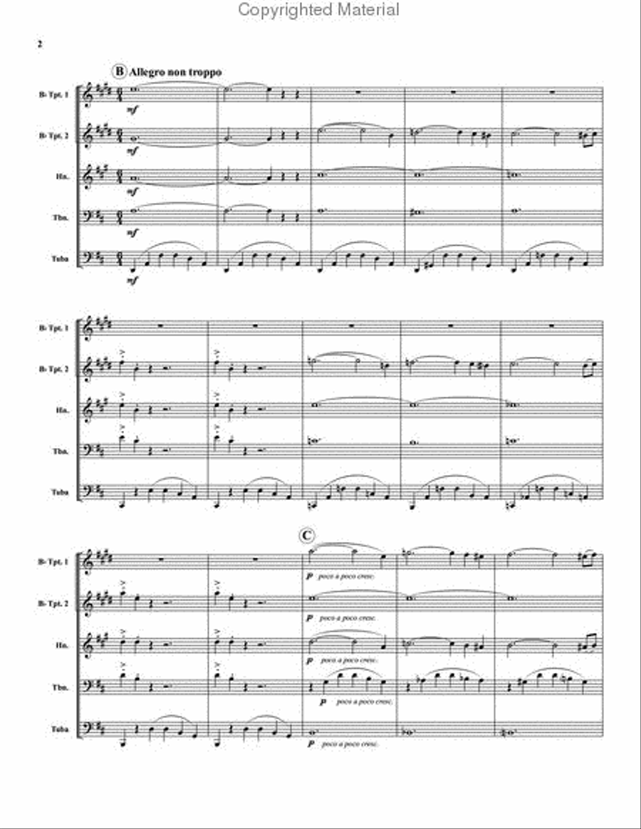 Scheherazade Scheherazade Brass Quintet scores gallery preview page 3