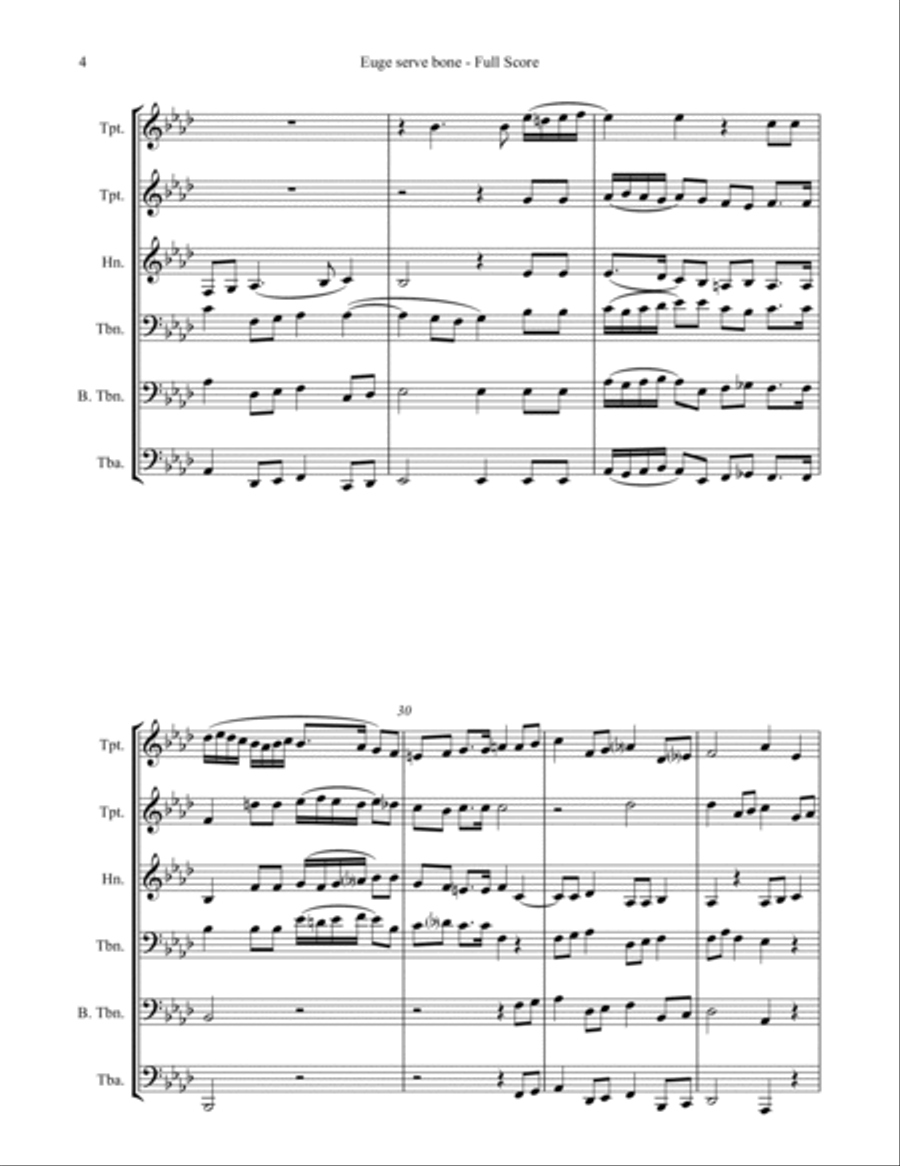 Euge Serve Bone Euge Serve Bone Chamber Music scores gallery preview page 4