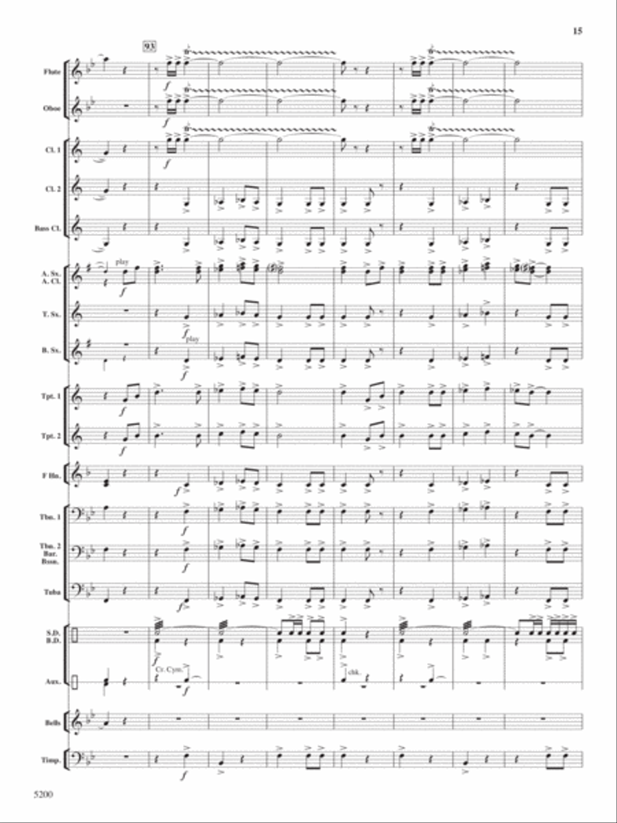 Los Banditos Concert Band scores gallery preview page 15