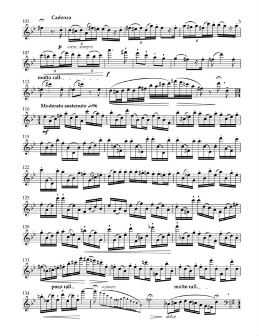 L'Africaine for Flute & Piano Flute Solo scores gallery preview page 6
