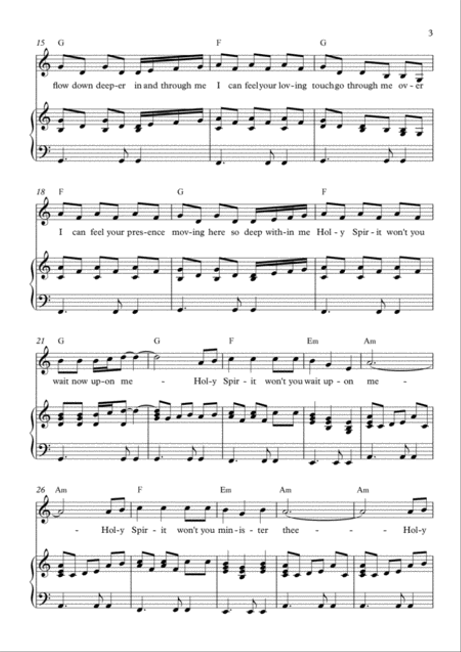 Wait Upon Me Voice scores gallery preview page 3