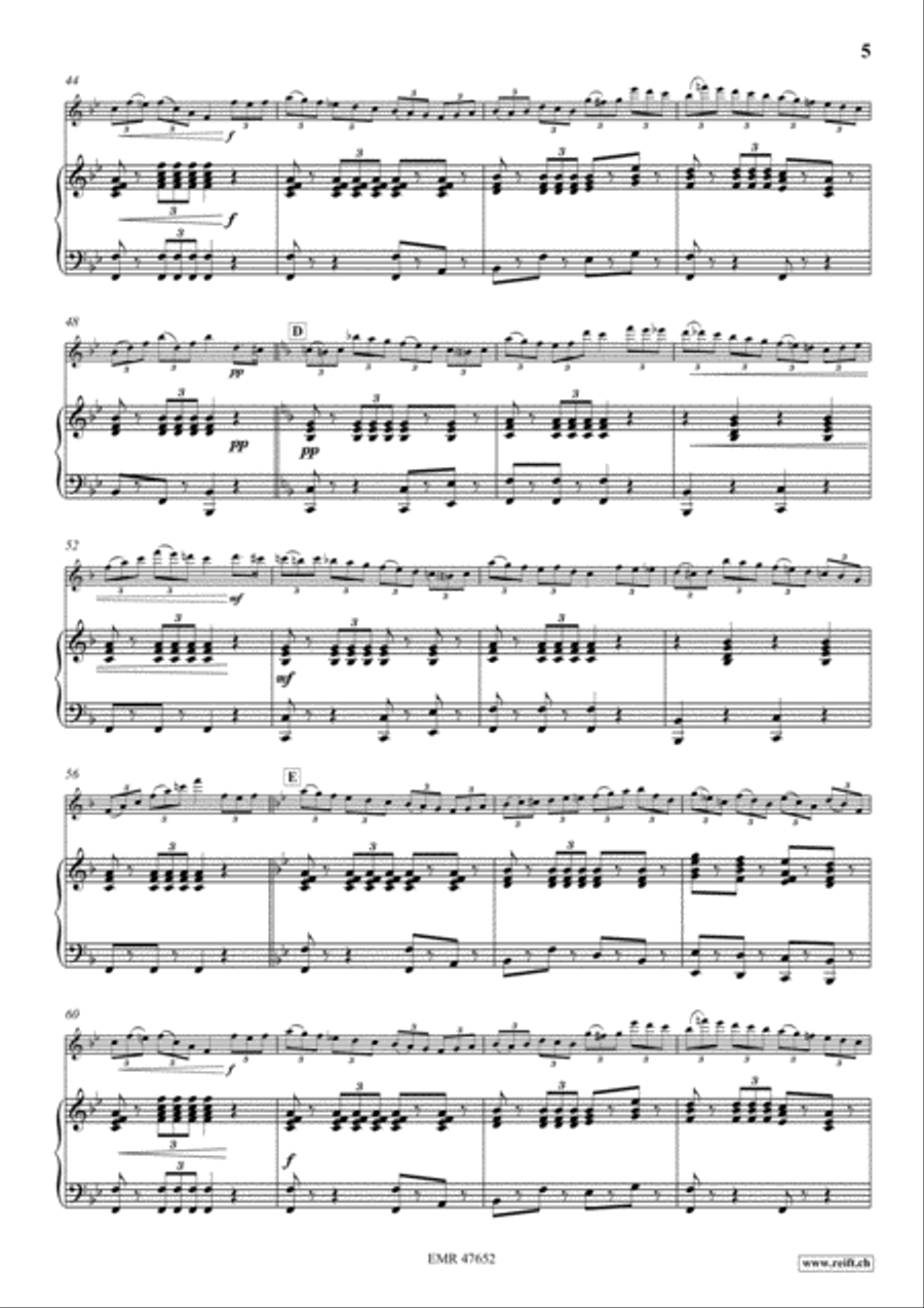 Air Varie Flute Solo scores gallery preview page 6