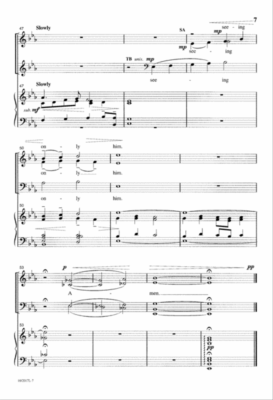 May the Mind of Christ, My Savior 4-Part scores gallery preview page 8