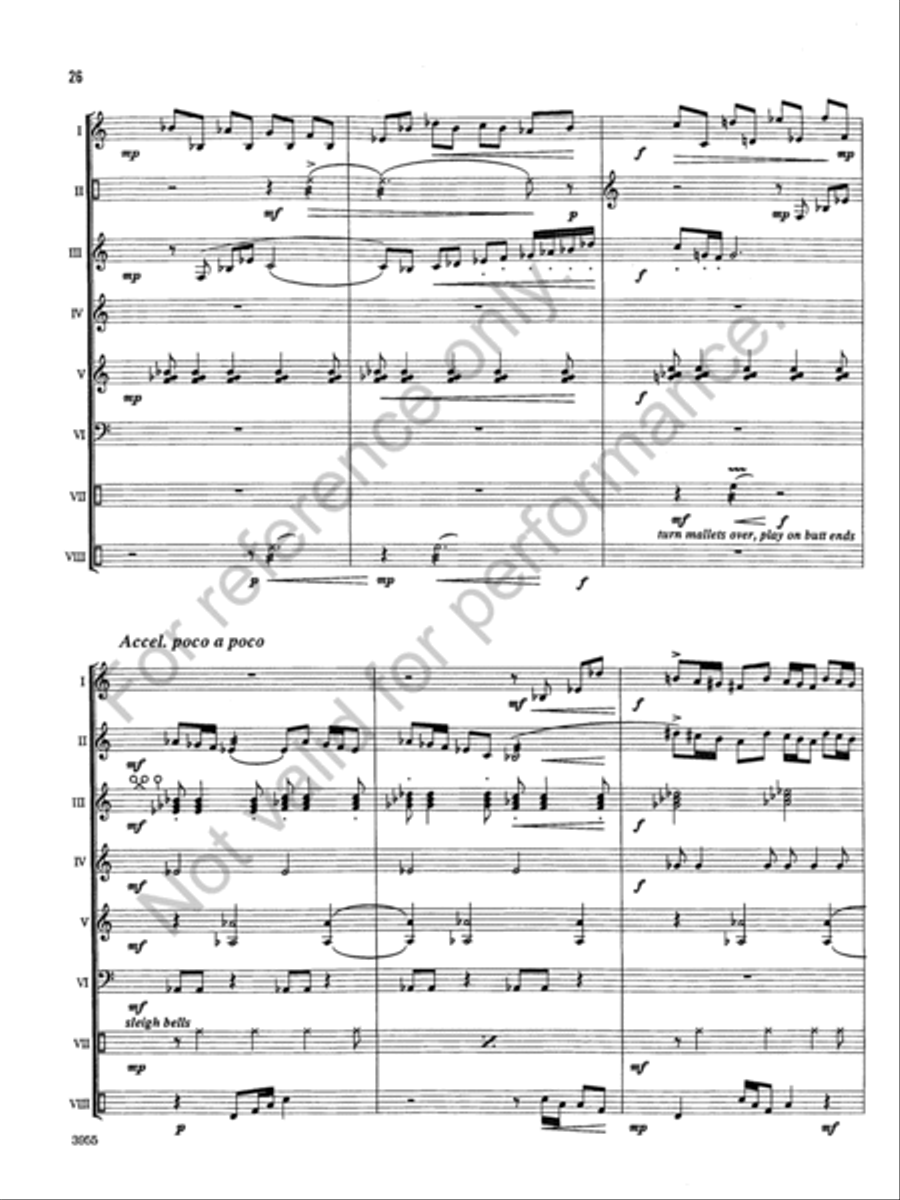Windstone Suite Percussion Ensemble scores gallery preview page 25