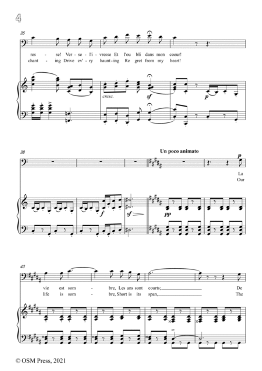 A. Thomas-O vin,dissipe le tristesse,in C Major,from Hamlet,for Voice and Piano Voice Solo scores gallery preview page 6