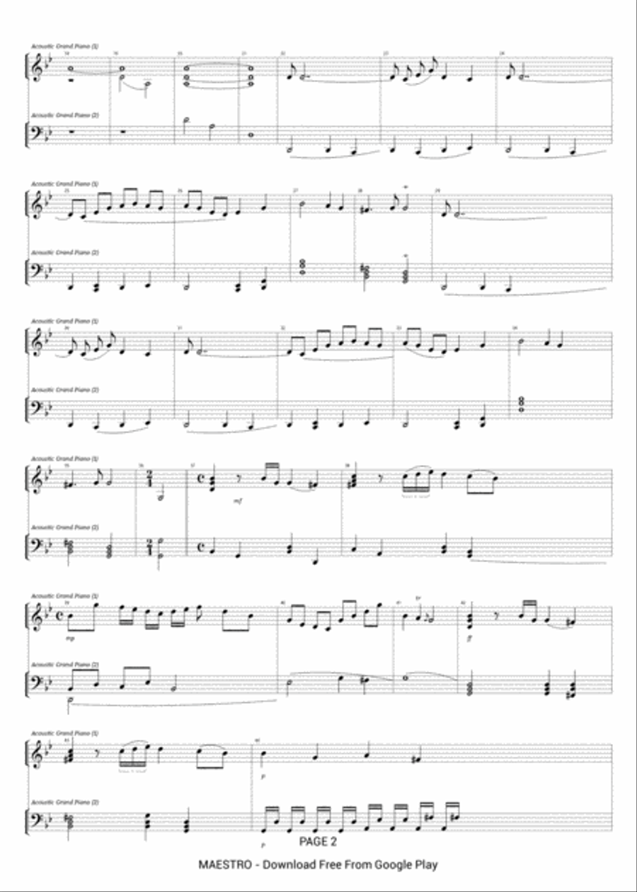 Sonatina in g minor Piano Solo scores gallery preview page 2