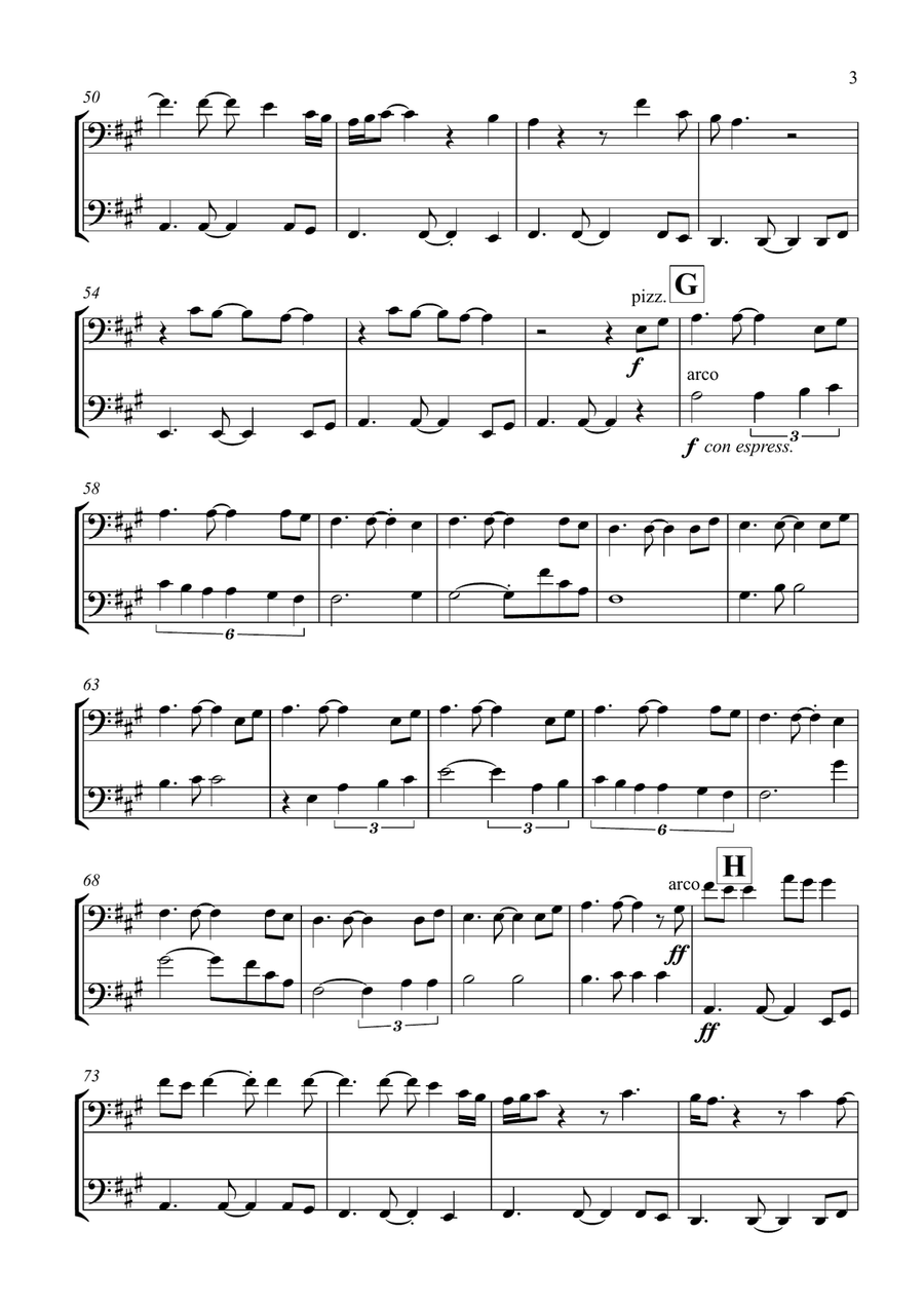 Stand By Me String Duet scores gallery preview page 3