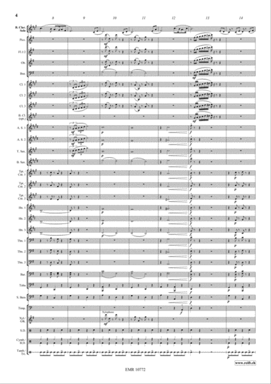 Concerto Piccolo Concerto Piccolo Concert Band scores gallery preview page 4