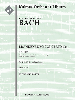 Brandenburg Concerto No. 1 in F, BWV 1046 (critical edition)