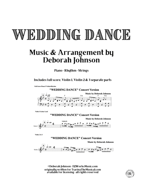 Wedding Dance for String Orchestra-Concert Version image number null